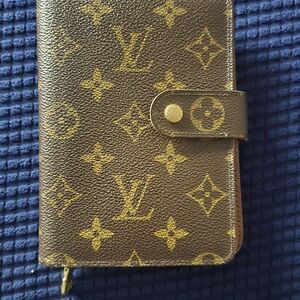 Louis Vuitton Brown and Gold Monogram Wallet